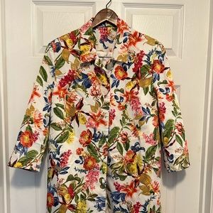 Floral short suit